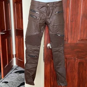 Skinny stretchy cotton pants